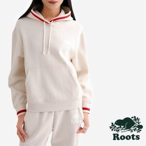 ROOTS CANADA Cabin Fleece 2-Piece Set – Birch White